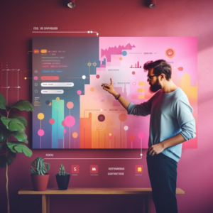 MidJourney created an image of a UX Designer